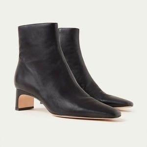 Loeffler Randall Lennon black mid-heel bootie